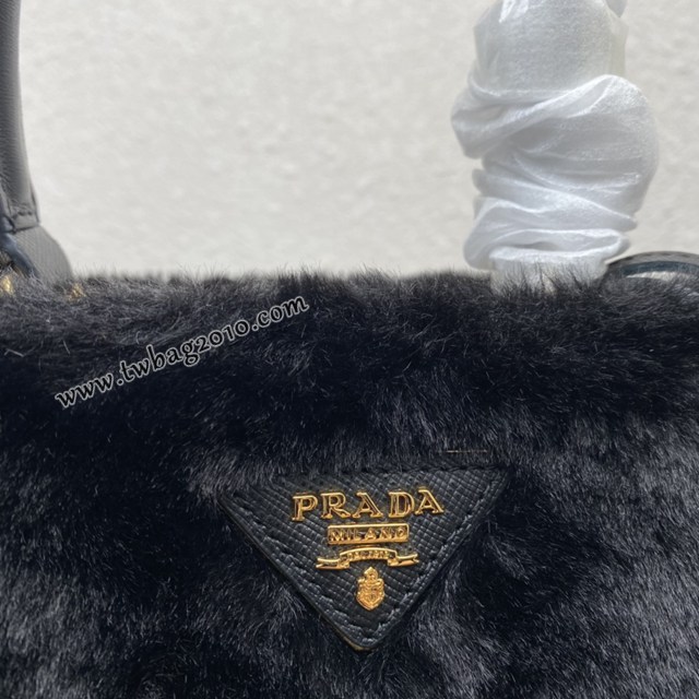 Prada專櫃新款山羊毛桶包 1BA373 普拉達Prada Panier桶包手袋 csp1527